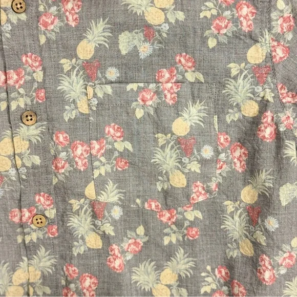Marine Layer Floral Short Sleeve Shirt - Size M - Picture 6 of 7